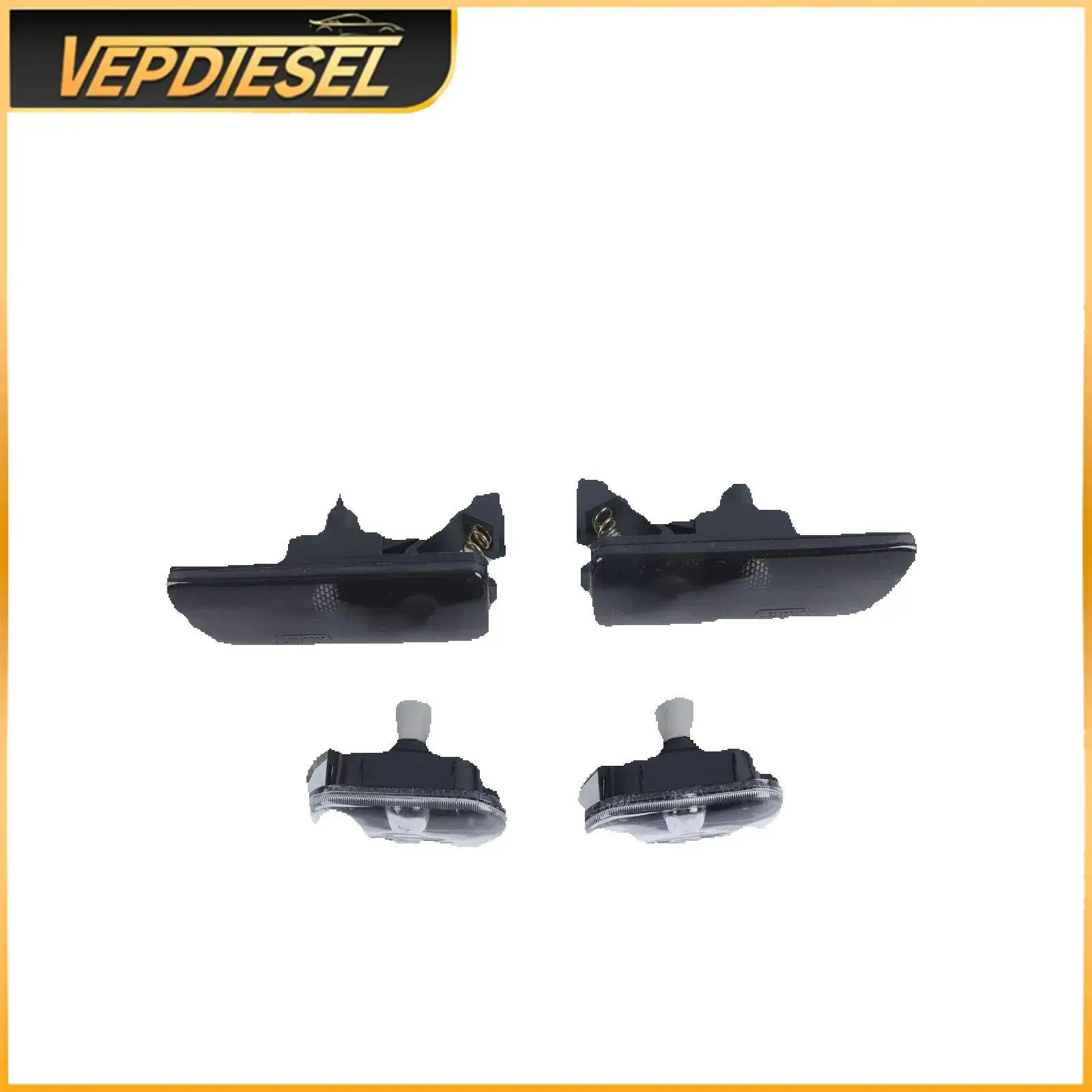 

1JM945071 Side Marker Light for Volkswagen Golf MK4 Cabrio 1999-2005 Smoke Black Lens