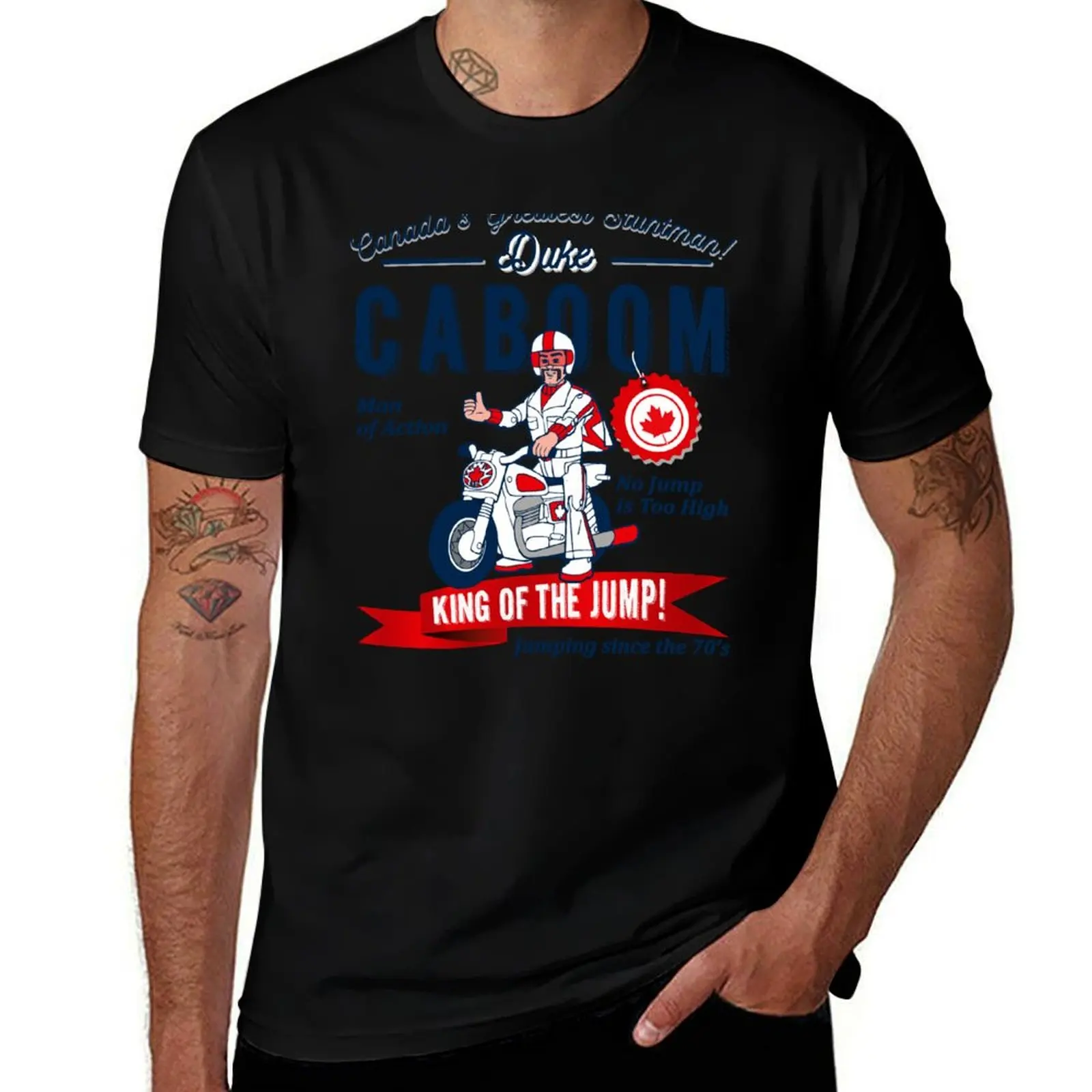 

Canada's Best Stuntman T-Shirt quick drying cute tops hippie clothes t shirt men 100℅ cotton