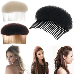 Women Headwear Bun Maker Braid Hair Padding DIY Hair Clip Bump Up Sponge Princess Head Foam Pad Insert Wedding Hair Styling