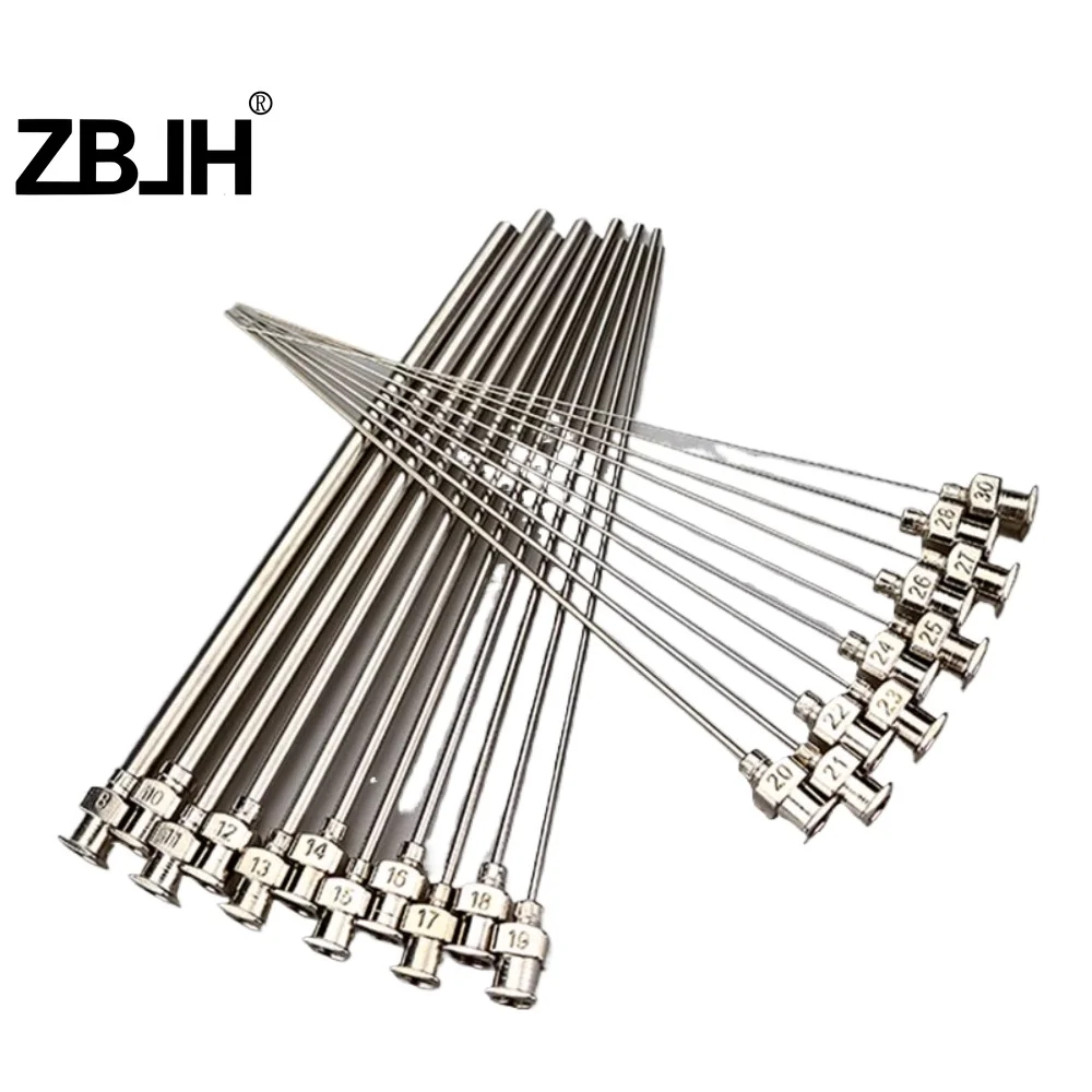 10pcs Total length 110mm Precision dispensing needle stainless steel dispensing tip metal nozzle