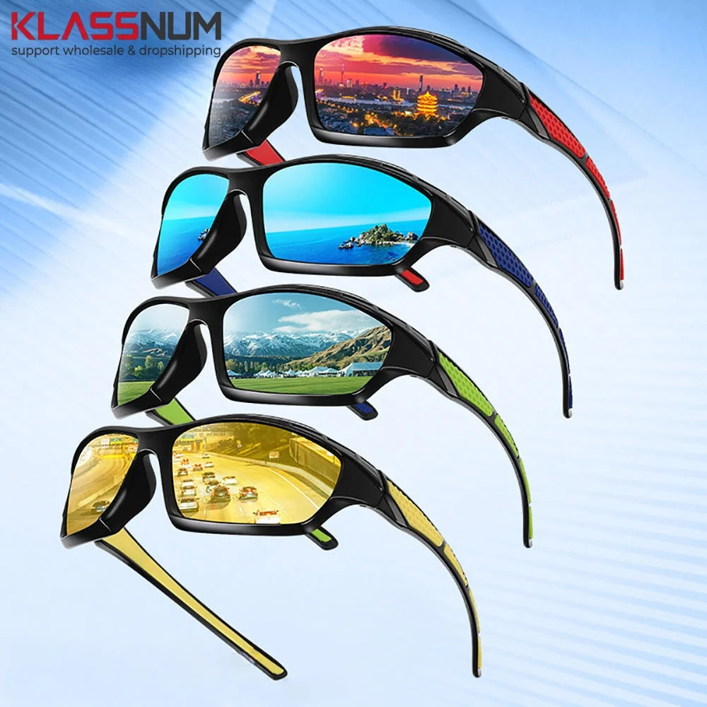 Fashion Sports Sunglasses Men Women Fishing Hiking Running Cycling Mountaineering Sport Sun Glasses Windproof UV400 Eyewear