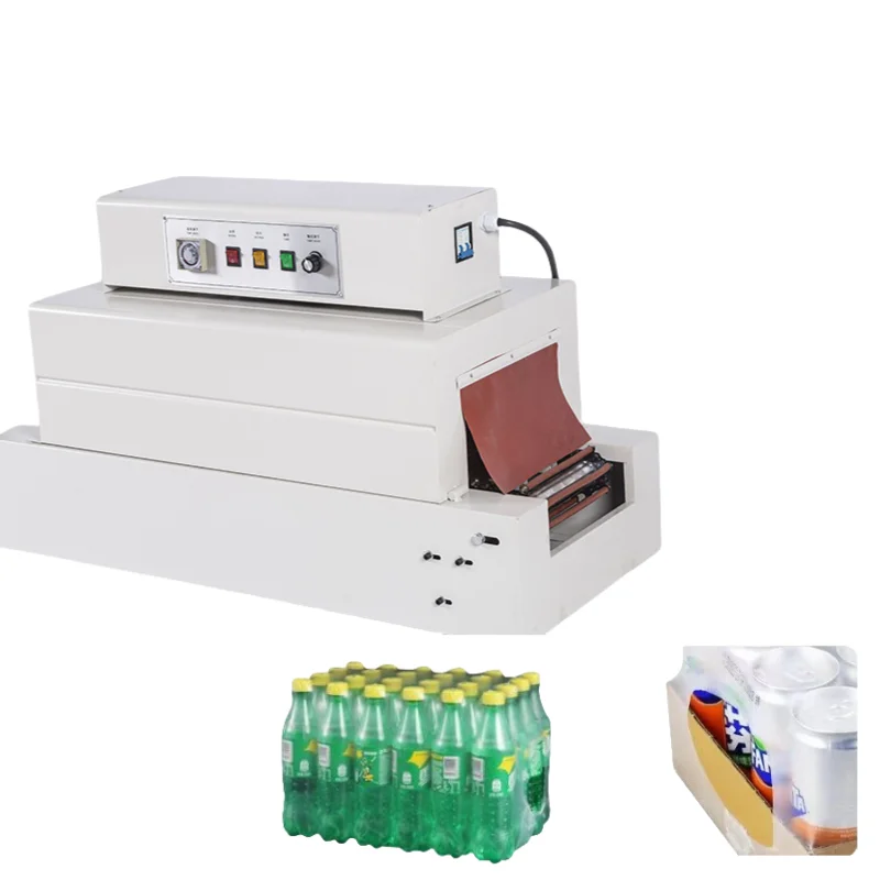BS260 Small Automatic PP Pvc Film Plastic Hot Tunnel Shrink Packaging Machine Tunnel Tray Bottle Packaging Machine Equipment