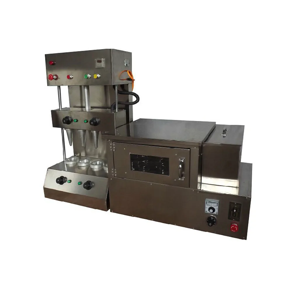 110V/220V Yummy Pizza Cone Making Machine/ Rotary Pizza Cone Kono Oven/ Pizza Cone Warmer Showcase Production Line Price