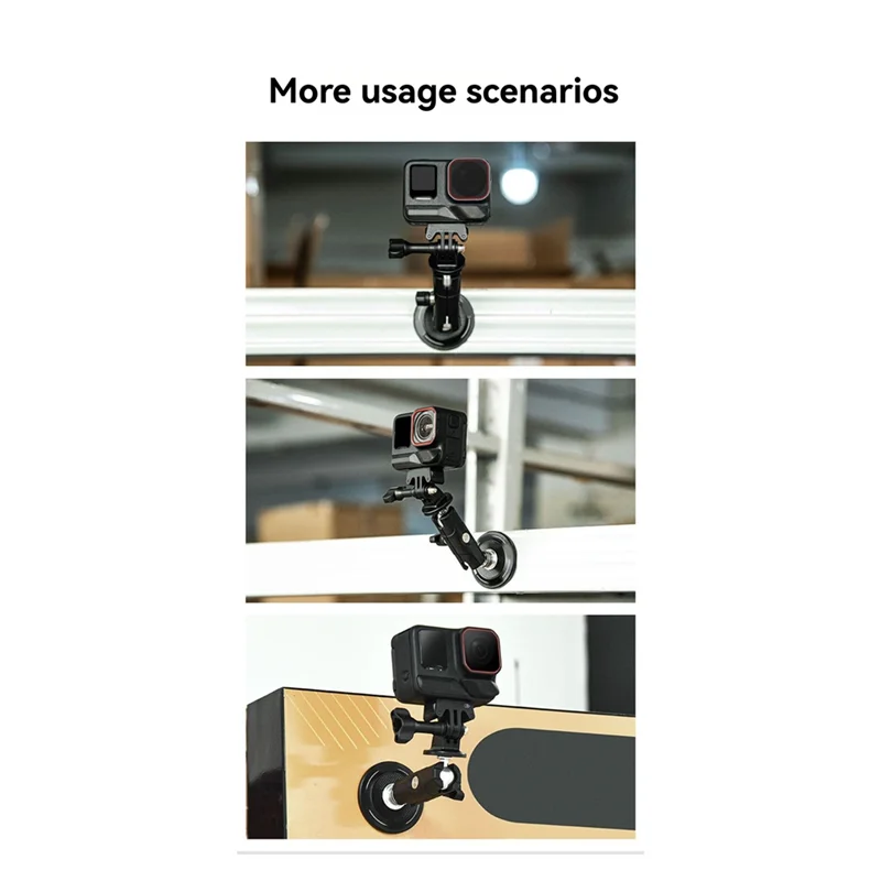 【Buy It-Now!】Universal Magnetic Chassis Bracket Base For Insta360 X5 Action Gopro Camera Mount Holder Accessory