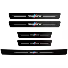 1/4/5Pcs Car Door Sill Scuff Plate Decor Carbon Fiber Stickers For BMW Performance G11 E48 Series i3 F30 G07 G06 G02 G01 F48 F39 - AliExpress 