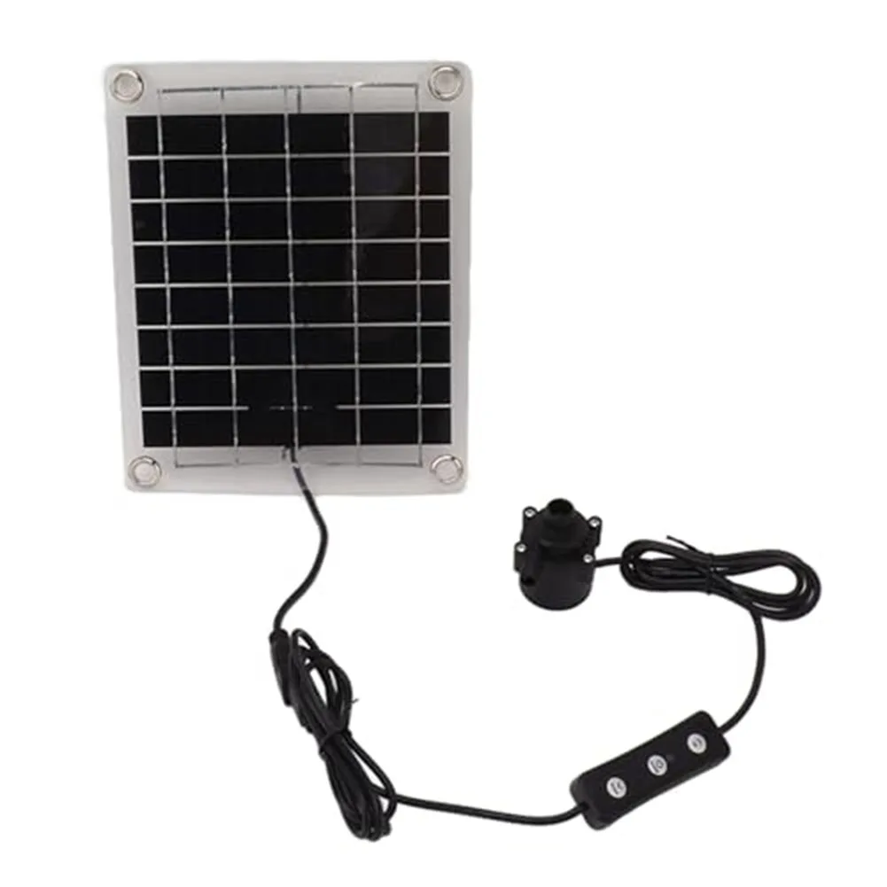 Solar Panel Water Pump Regulating Switch 10W Fountain Swimming Pool Water Pump Set Solar Power Parts