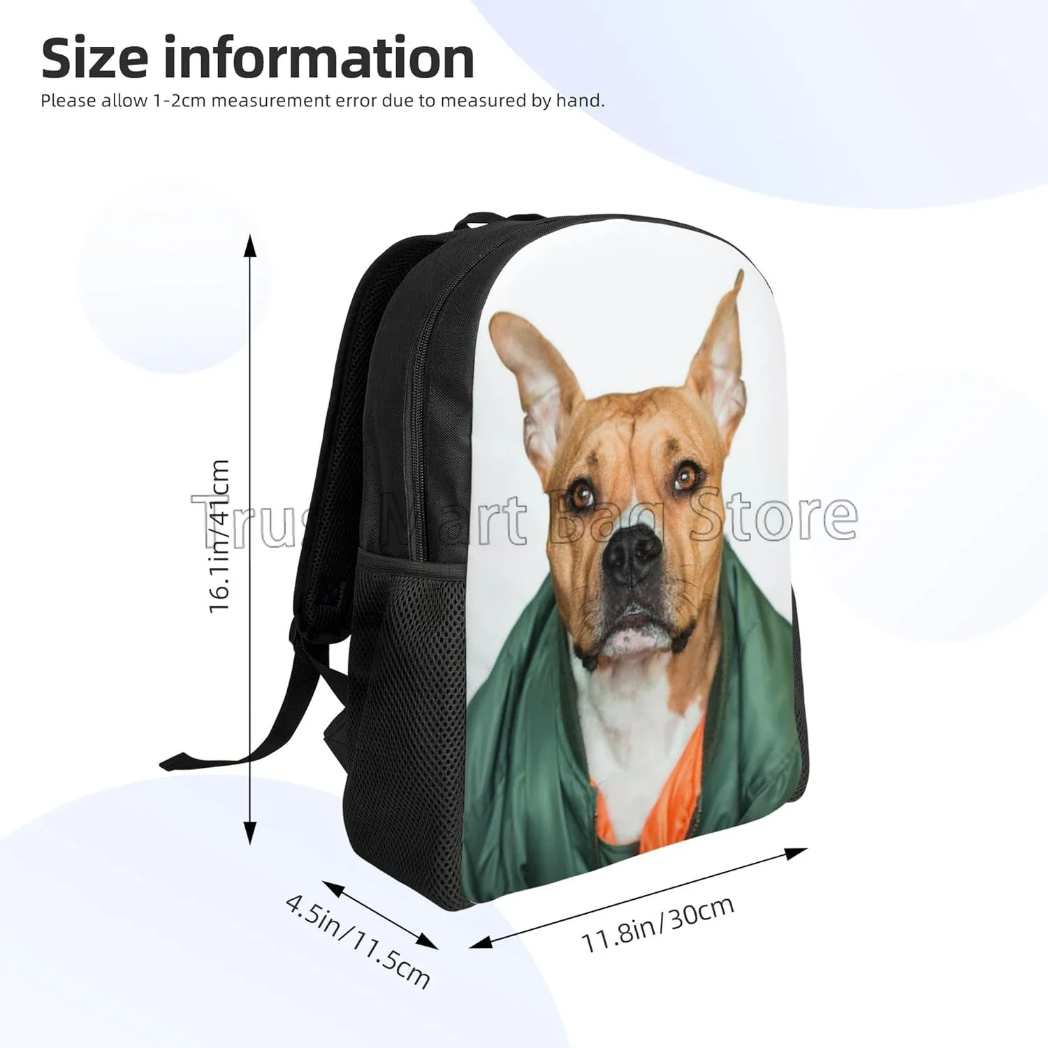 Custom Backpack Personalized Laptop Backpack for Women Men Customized Casual Daypack Add Your Logo Picture Photo Image Text Name