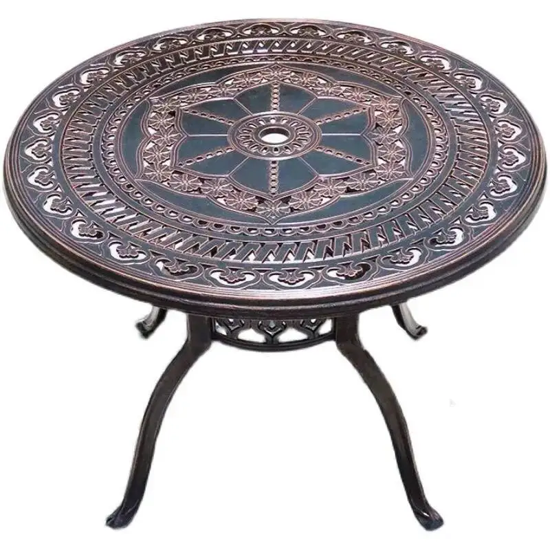 

tables Outdoor chairs outdoor courtyard garden leisure wrought iron dining waterproof and sunscreen balcony small coffee table