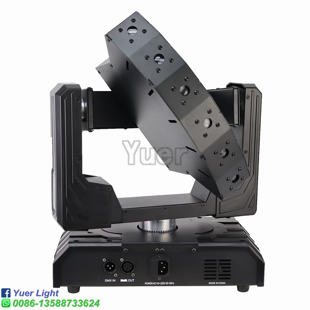 NEW 6 Eyes RGB Beam Laser Moving Head Light 6X500MW XYZ Axis Infinite Rotation DMX DJ Disco Party Stage Swing Effect Projector