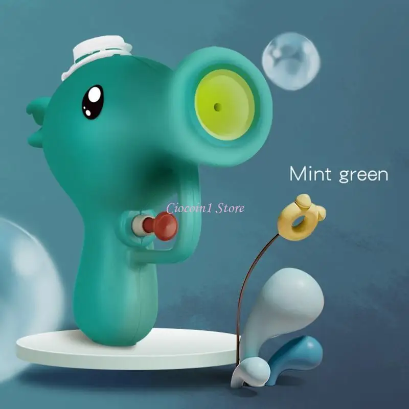 Y1UB Trẻ Chơi với Bồn tắm Nước Đồ chơi Phim hoạt hình Súng bắn nước hạt đậu dễ ​​thương cho trẻ