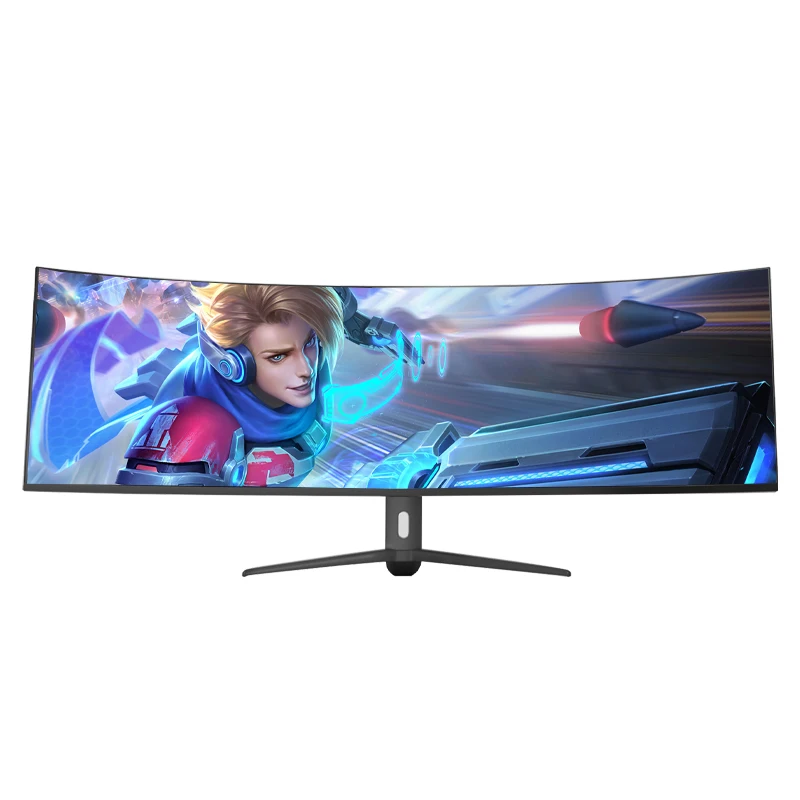 49-inch Professional-grade Gaming Desktop Monitor 21:9 Widescreen 1ms Rapid Grayscale Response 144Hz High Refresh Rate PC