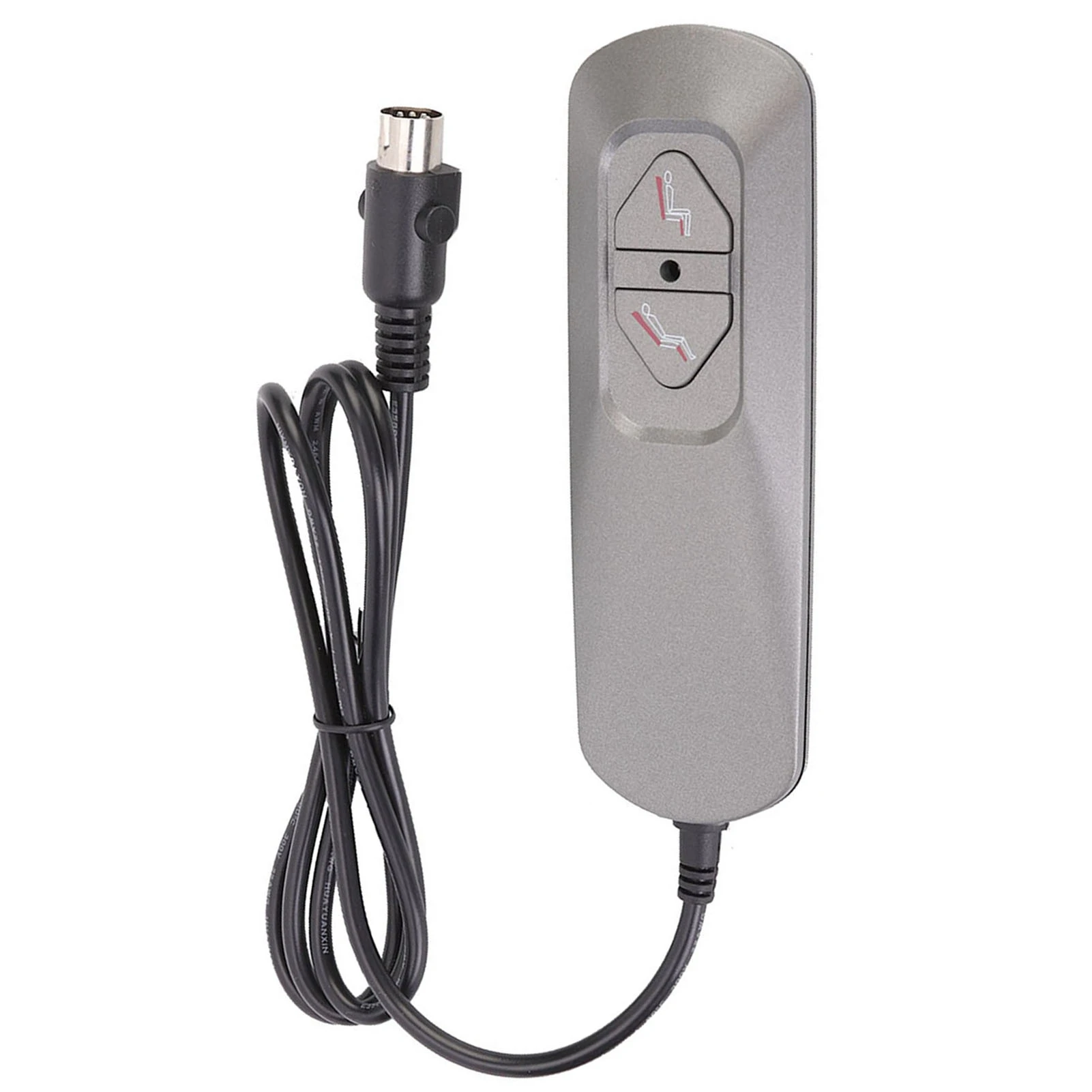 

2 Buttons Electric Sofa Controller 5 Pin Round Connector Recliner Hand Control 1.25m Cable Lift Replacement Parts