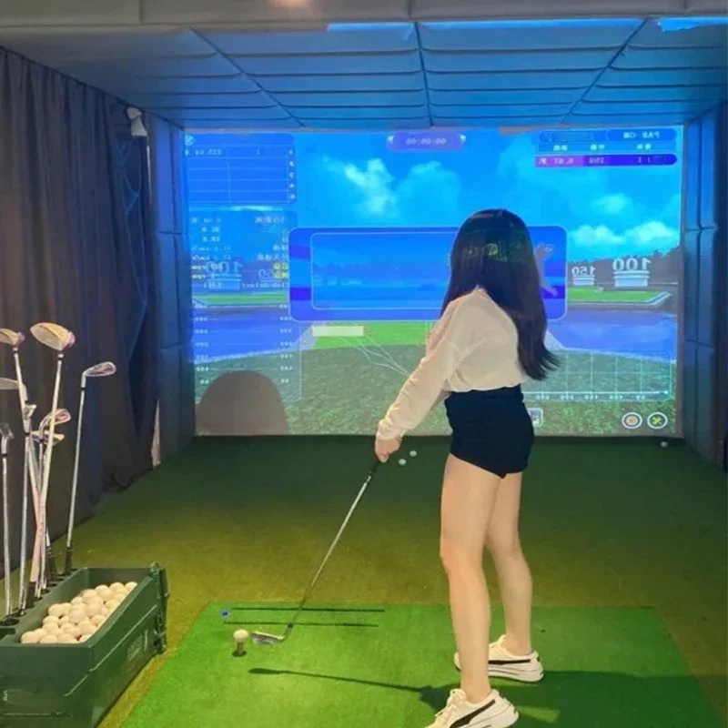 Commercial Golf Game Vr Gaming Simulator With Full Surround Sound And Real-Time Immersive Feedback