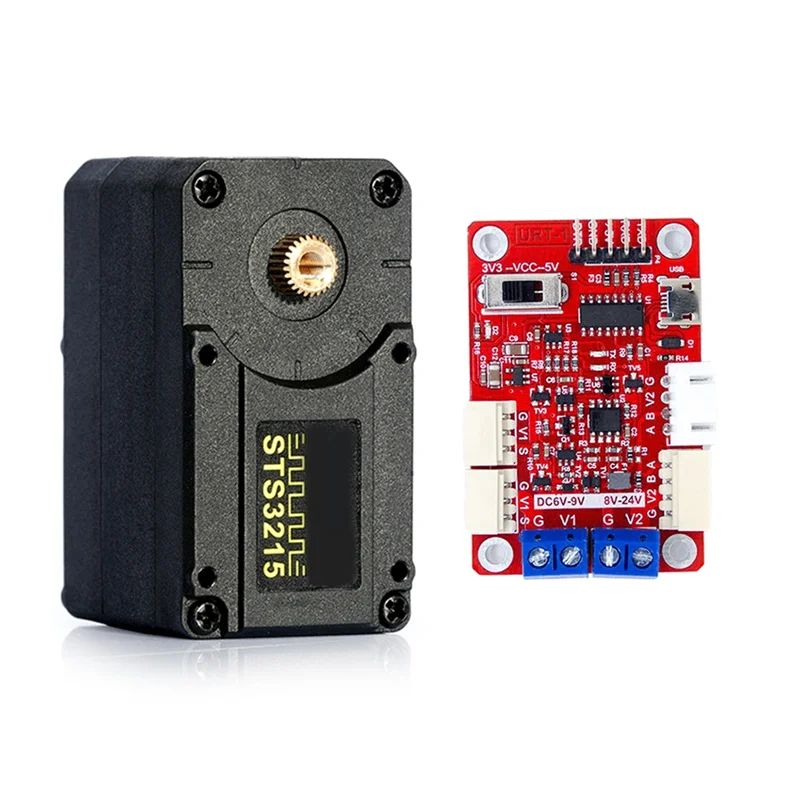 CYGJ-12V STS3215 サーボ SO-ARM100 ロボットアーム 30 キロ高トルクインテリジェントバスサーボ TTL FE-URT-1 プログラミング