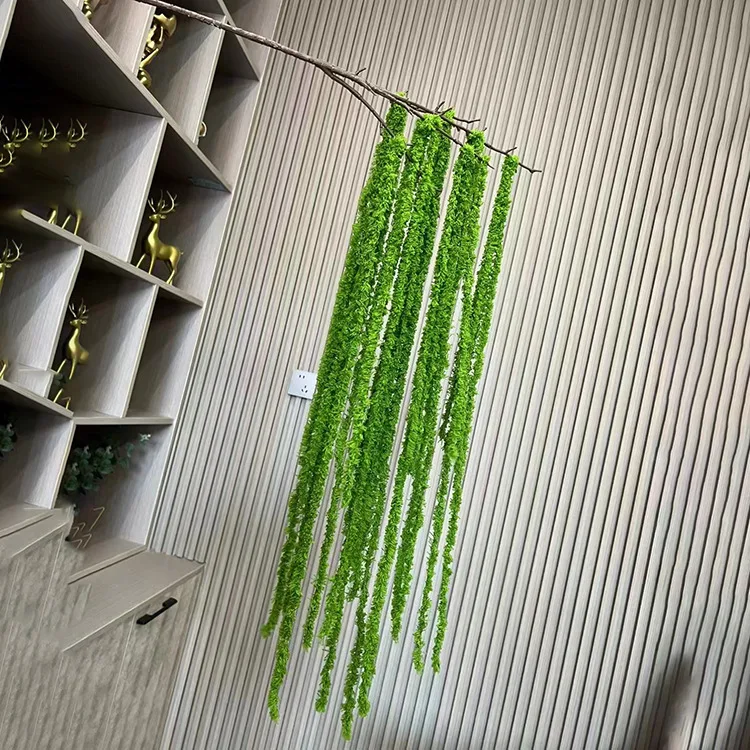 5 Stücke Simulierte Hängende Reisblumen, Künstliche Blumen für Hochzeitssaal-Hintergrund, Blumenarrangement, Heimdekoration, Geburtstagsfeier, Floristik – Detail 6