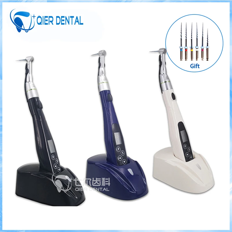 

Dental Endo Motor mini LED Wireless Mini 16:1 Reduction Contra Angle Endo Motor Root Canal Treatment