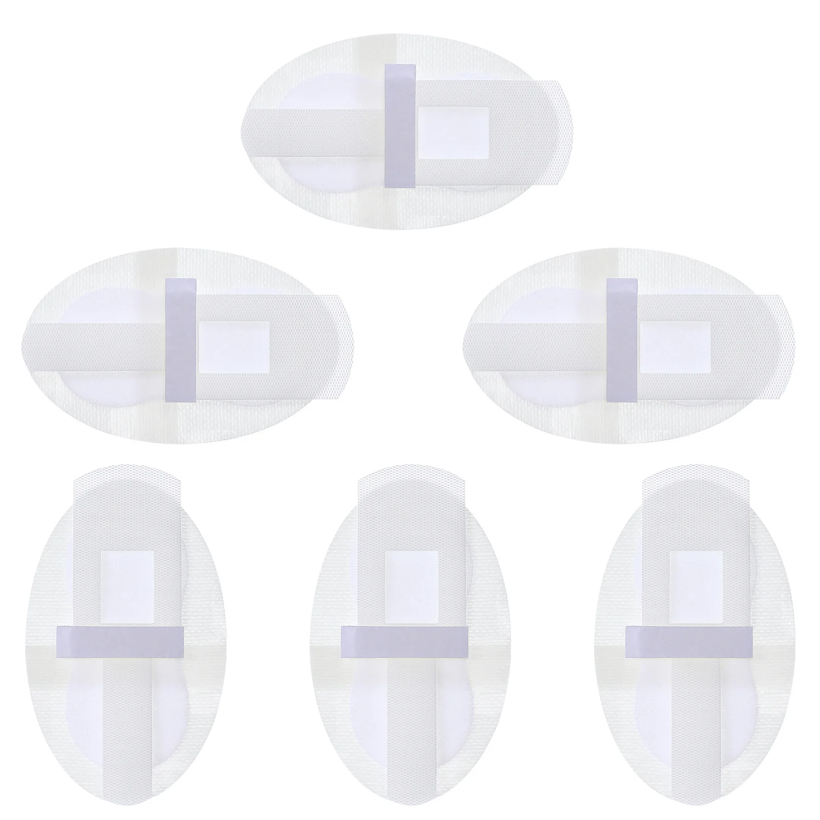 

6 шт., наклейка для фиксации катетера, клейкий держатель для трубки, дышащий, приятный для кожи, одноразовые медицинские принадлежности