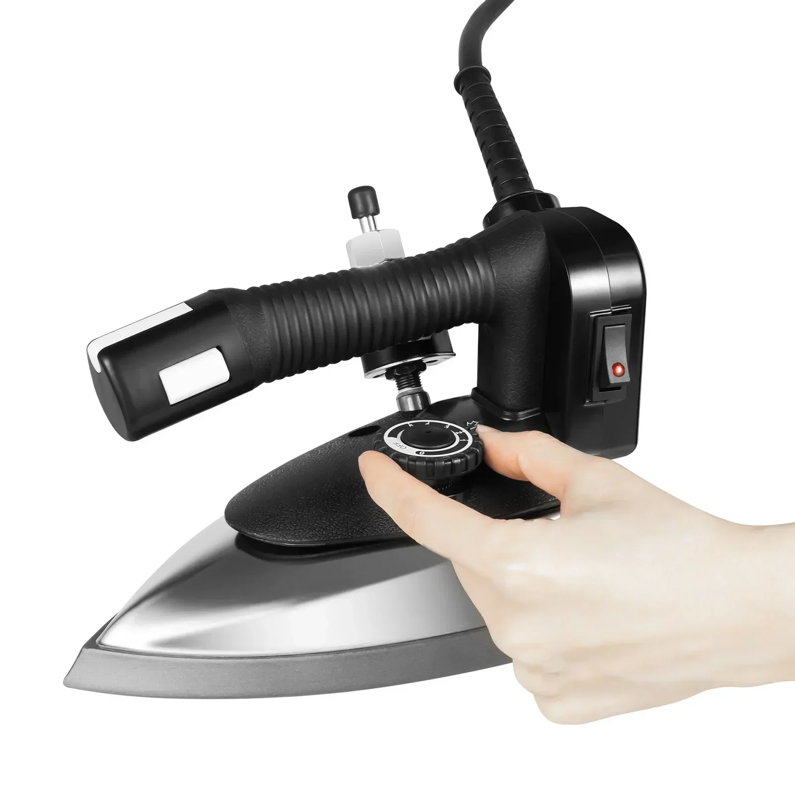 

BYMAOCAR 1200 Вт промышленный профессиональный электрический паровой утюг, 60 ~ 220 ℃ Электрический паровой утюг с гравитационной системой для магазинов одежды/дома