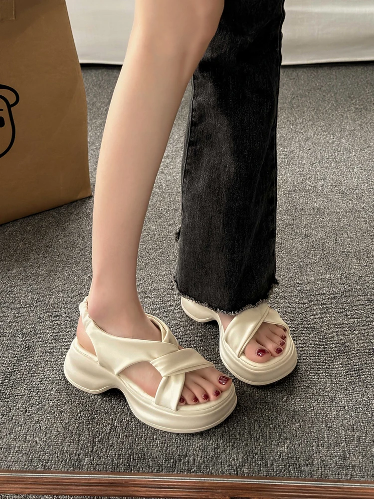Damen Sommer 2026 Neue Plateau – Velcro Strap Sandal Bewertung und Preis