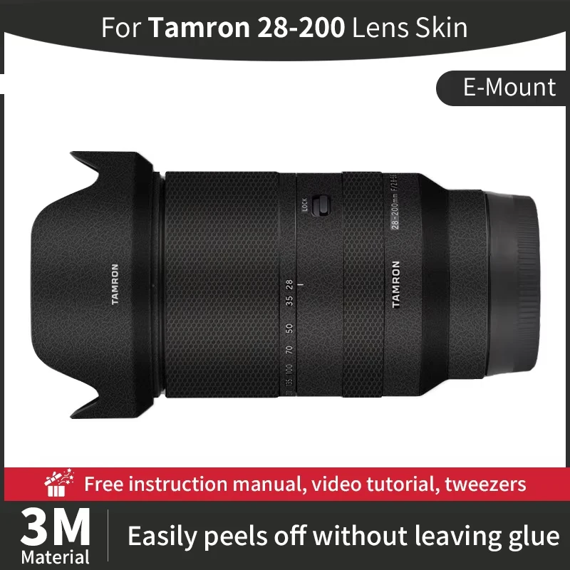 

Для Tamron 28-200 мм F2.8-5.6 кожух объектива камеры Tamron 28 200 мм кожа против царапин наклейка на объектив камеры защитная пленка больше цветов