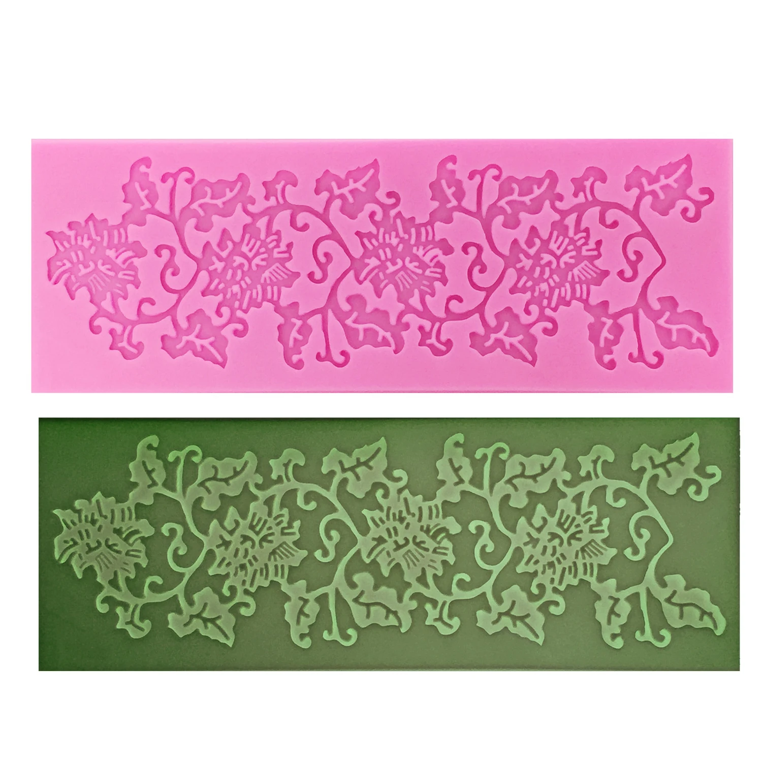 Lace Mat Butterfly Leaf Silicone Mold for Fondant Cake Decorating Sugar Craft Chocolate Gum Paste Supplies