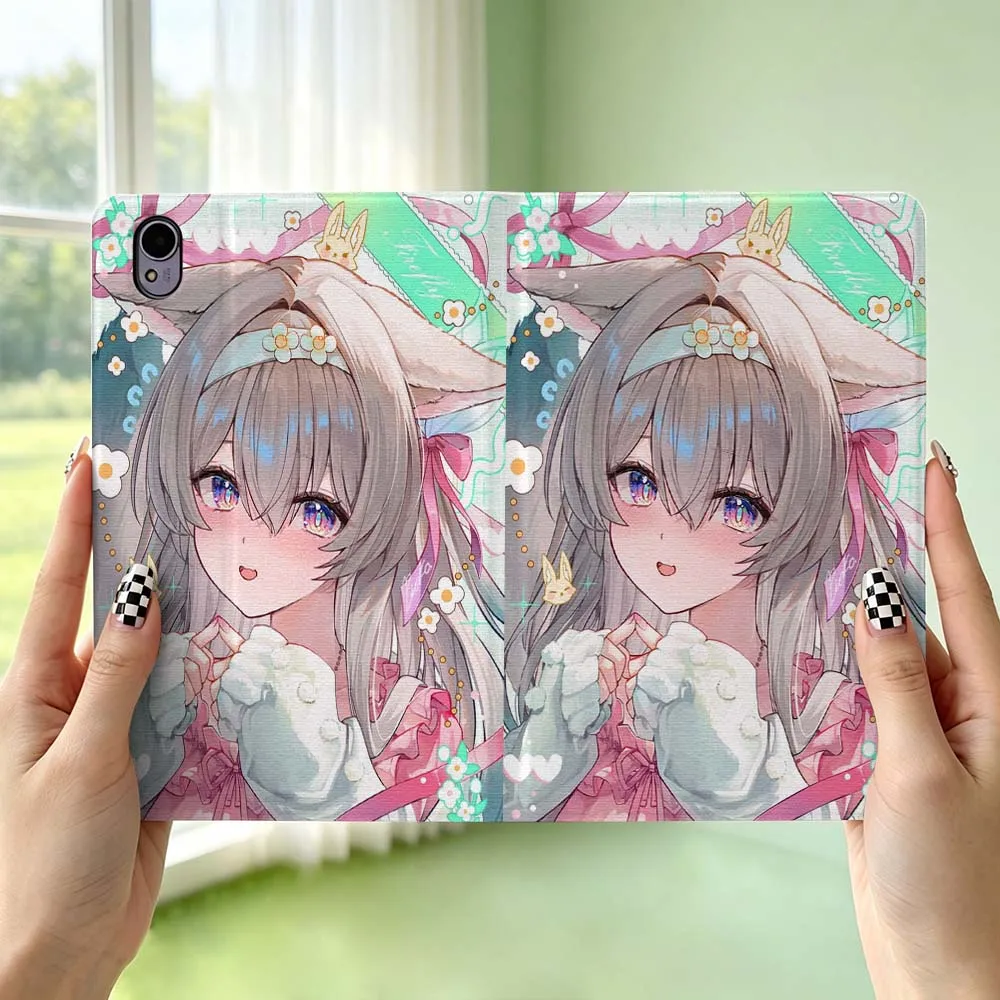 Cute Anime Firefly For Huawei MediaPad MatePad Honor Pro V6 9 V8 X9 X 10 13.3 12.3 11 11.5 Inch Tablet Case Pen Tray
