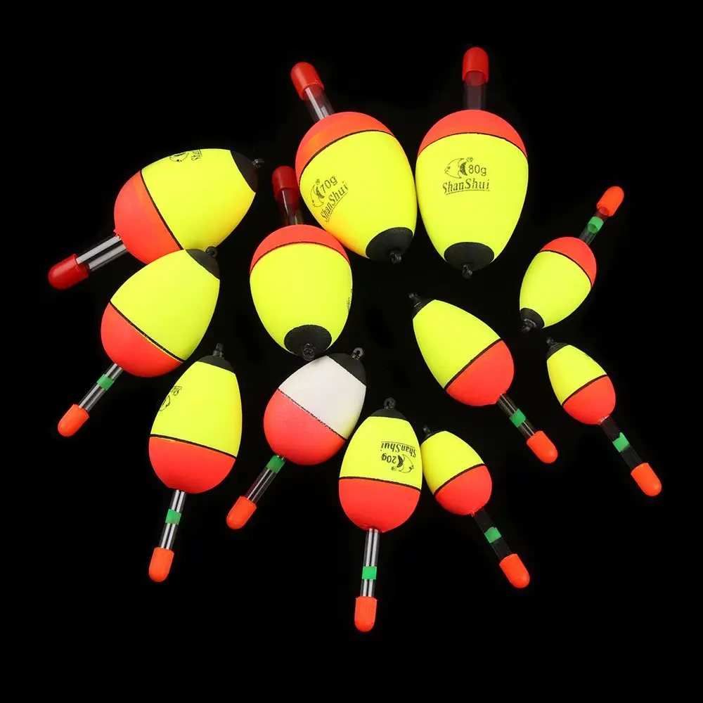 2pc/set 5g/8g/10g/15g/20g/30g/40g/50g/60g/70g/80g EVA Luminous Floating Floats Sea Rock Fishing Striking Hard Tail Belly Floats