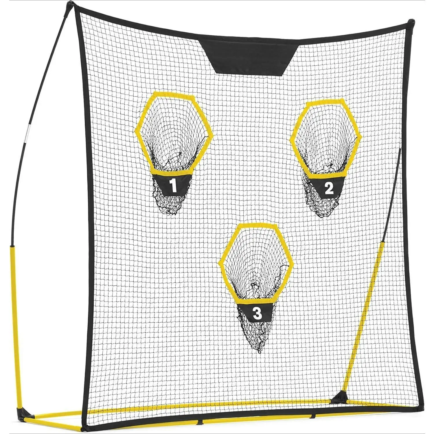 W_Football Net: portería de entrenamiento portátil y duradera para práctica de fútbol: fácil configuración, diseño estable, ideal para mejorar el paso