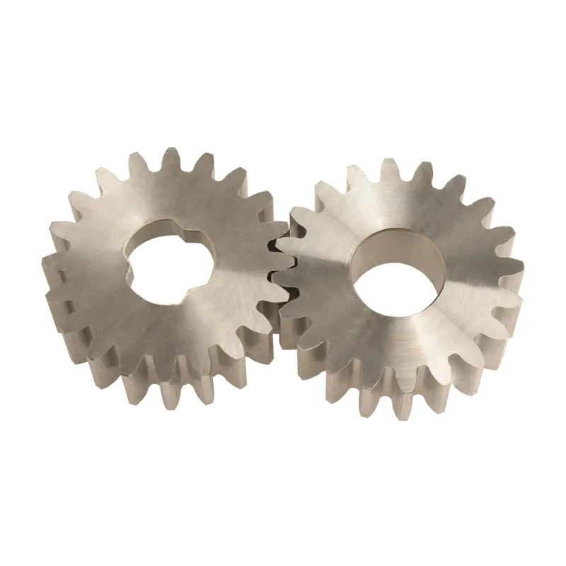 2PCS/Set High Precision Ice Cream Extrusion Pump Gears, Ice Cream Machine Replacement Parts, Helical Gears Retail and Wholesale