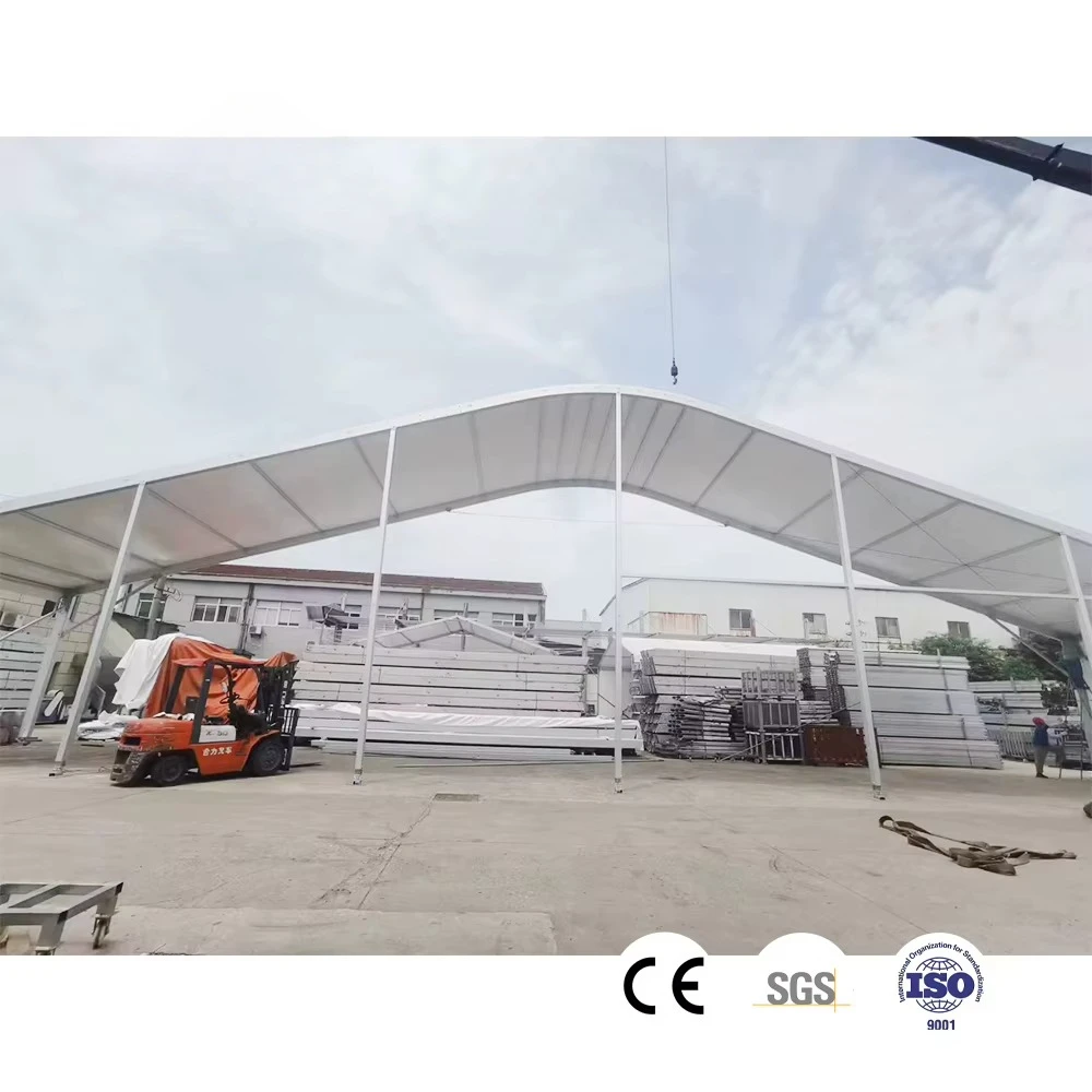 Custom Large Arched Marquee Tent Luxury Aluminum Frame Waterproof Outdoor Event Wedding Exhibition Party Tent Design