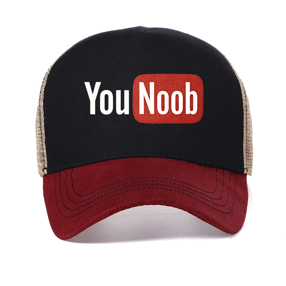 

Funny Graphic caps You Noob Men Women baseball cap casual Unisex sun hat fashion Harajuku Retro Unisex Breathable Snapback Hats
