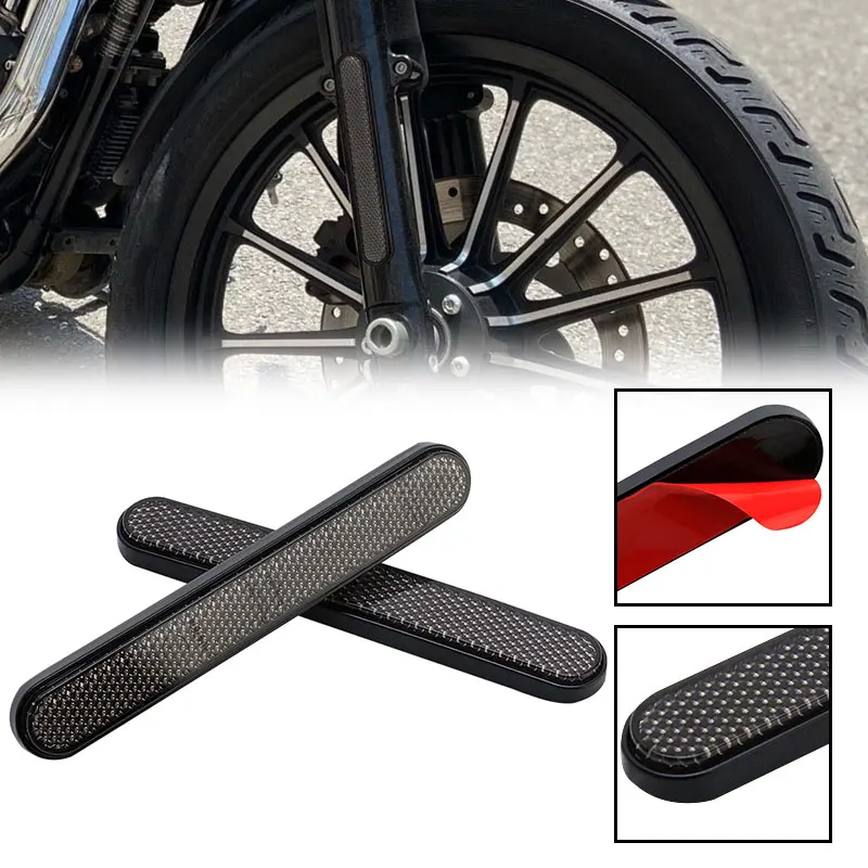 العالمي للدراجات النارية ل هارلي سبورتستر الدخان الخلفي الحاجز الجانب عاكس ملصق السرج مزلاج مائي غطاء تحذير السلامة #1