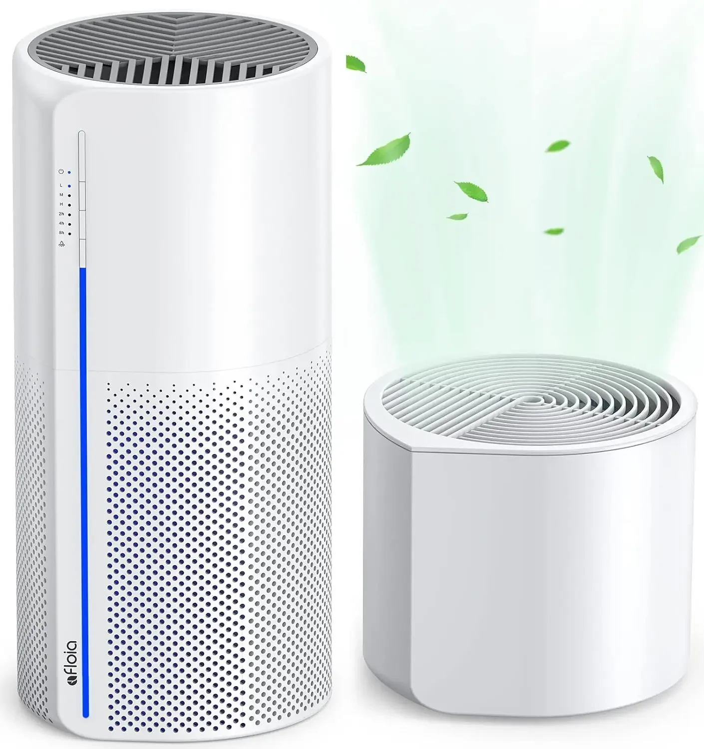 Purificateur d'air 2 en 1 avec humidificateur, livre en 3 étapes pour les allergies à la maison, les animaux domestiques, les odeurs de fumoir de cheveux, humidificateur par évaporation, A