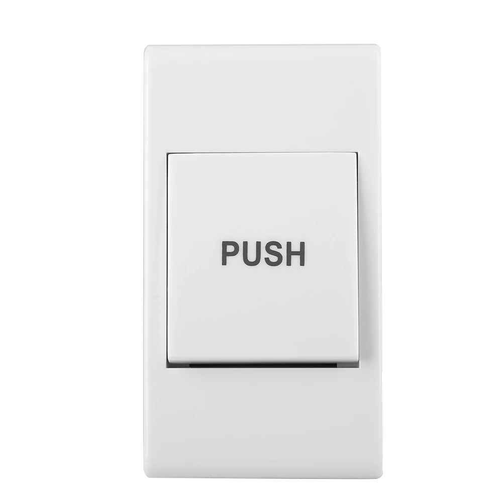 High Quality Durable Sensitive Door Exit Release Push Control Button Home Switch Part of Access Control Button Easy to Install
