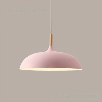 Lava Ball Nordic Minimalistische Moderne Pendelleuchte Holz & Aluminium Lampenschirm Wohnzimmer Pendelleuchten LED Mode Art Deco Leuchten 7