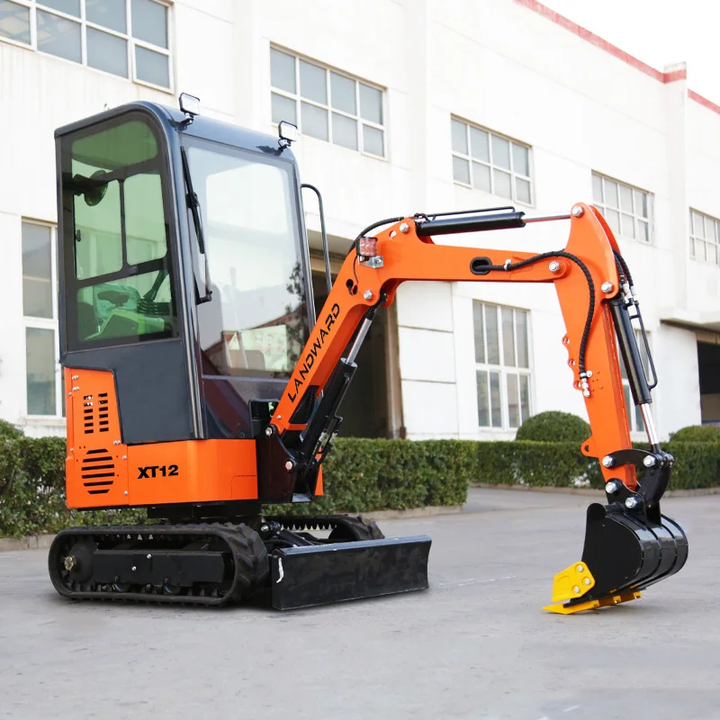 Chinese Cheap Price 1.2 Ton Mini Excavator High Quality Small Micro Digger Multifunctional Mini Excavators Customized For Sale