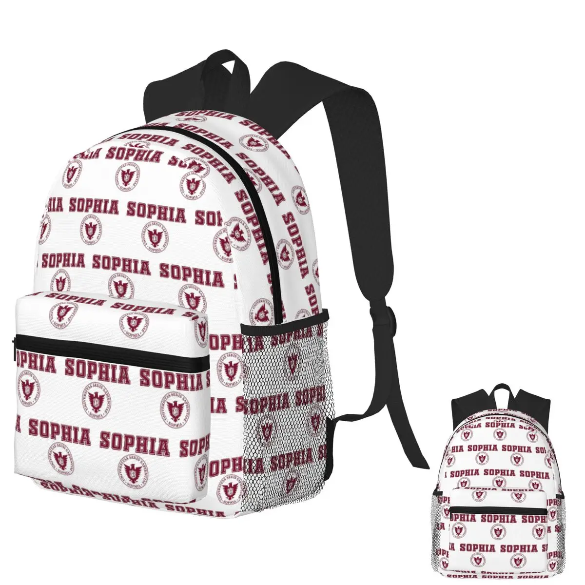 

Sophia University Student Backpack School Bag Hiking Travel Daypack for Boys Girls Fashion Bookbag Shoulder Bags