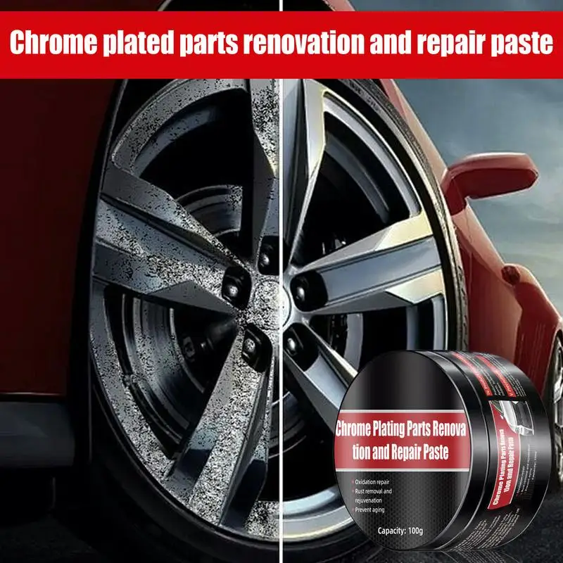 Chrome Polish Paste 100g – Die perfekte Lösung für glänzende Chromteile im Auto