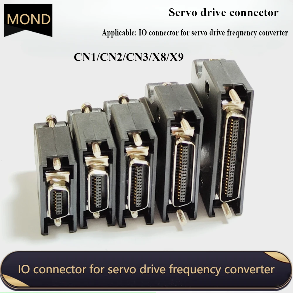 Servo Drive IO Connector CN1 CN2 CN3 X8 X9 Interface Plug MDR Encoder Connector