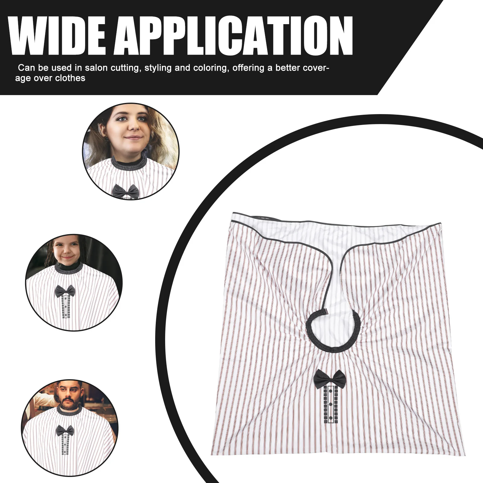 

Накидка для стрижки волос для взрослых, многоразовая накидка для укладки волос, легкая накидка для парикмахерских, парикмахерская унисекс