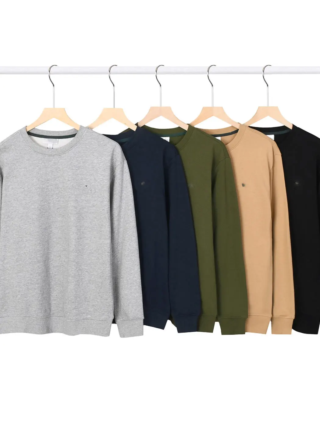 Classic round Neck Long Sleeve Sweatshirt Comfortable Casual Cotton Blend Hoodie Unisex Essential Versatile  Color Sweat...