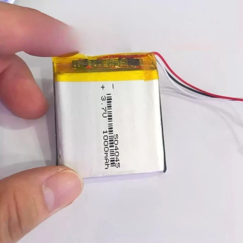 3.7V 1000mAh 504045 Lithium Battery for Navigation GPS, MP4, MP5 Digital Devices