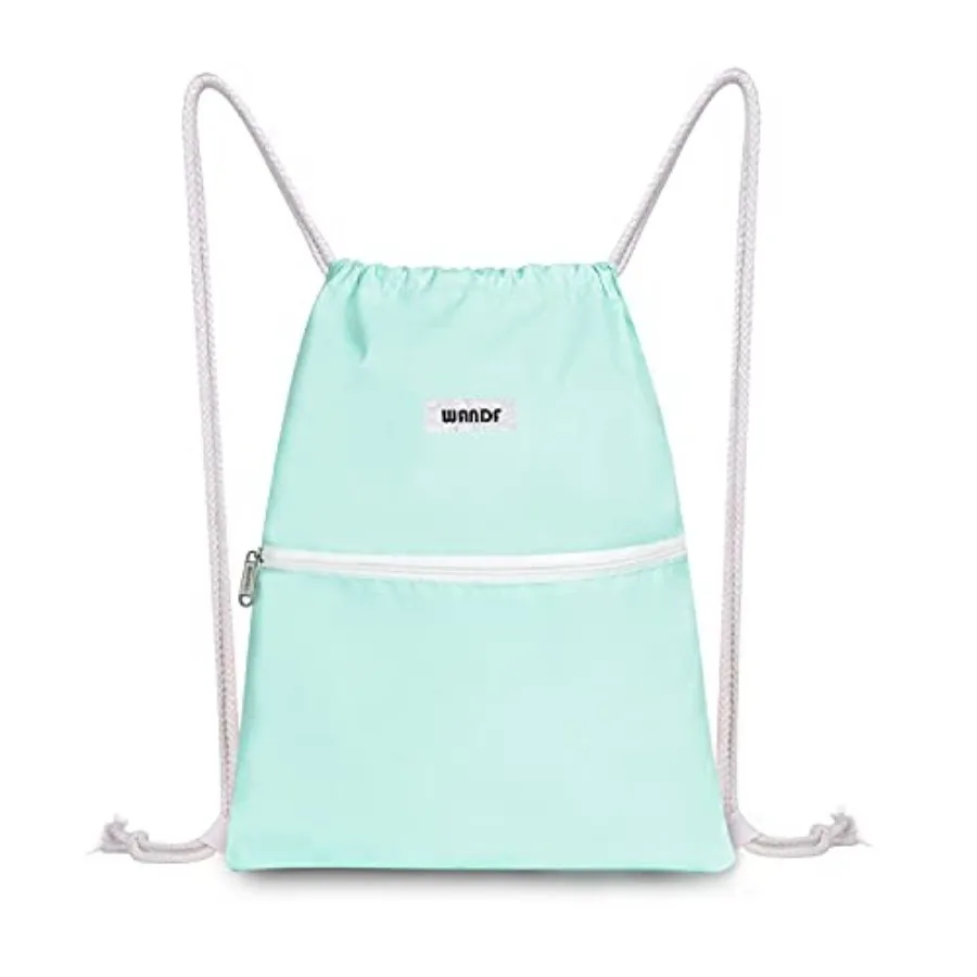 

Drawstring Backpack String Bag Sackpack Cinch Water Resistant Nylon for Gym Shopping Sport Yoga