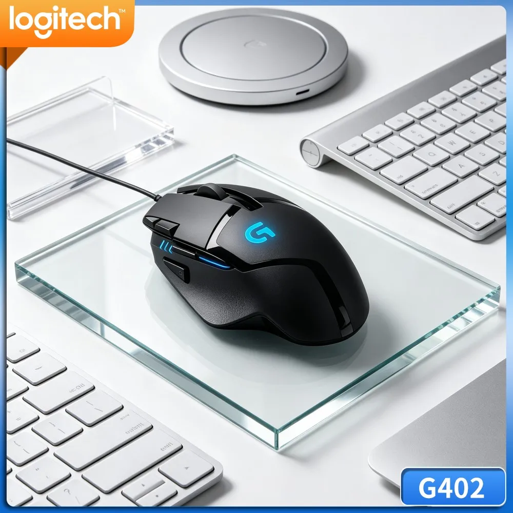 Logitech G402 Gaming Mouse 20 Million Clicks Mechanical Life Contoured Ergonomic Shape For Casual Game Hobbyists