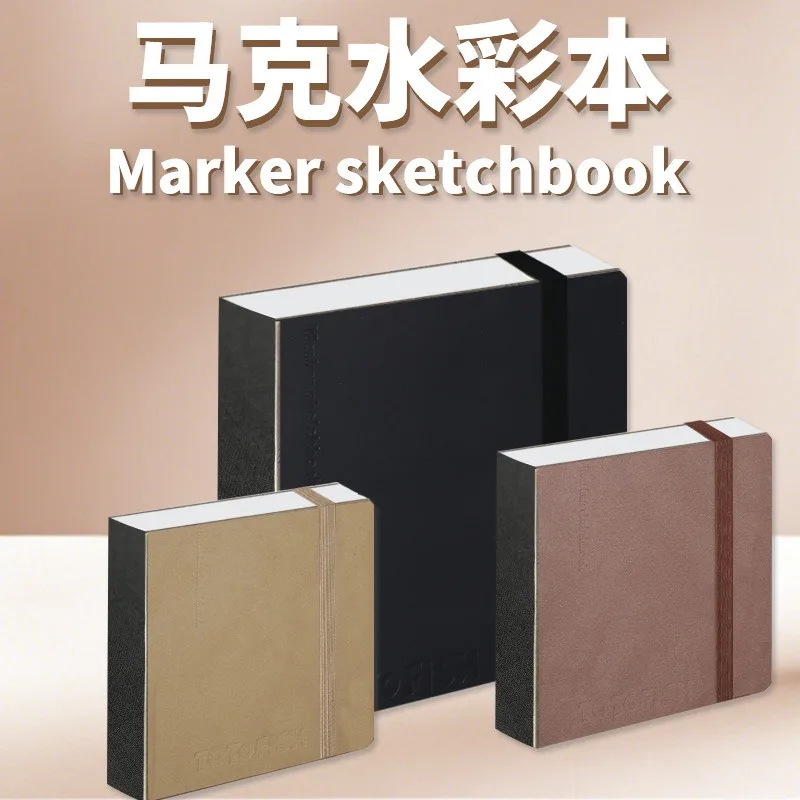 Kids Watercolor Marker Drawing Book Student Art Sketch Pad Painting Practice Notebook