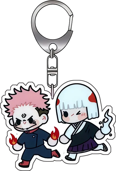 5Cm Q Version Acrylic Keychain Bag Pendant for Jujutsu Kaisen Anime Peripheral Acrylic Keychain Backpack Pendant Exquisite Gift