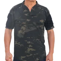 SMTP002 VS camisa de manga corta táctica transpirable verano combate camisa de nailon manga corta MC VS camisa táctica