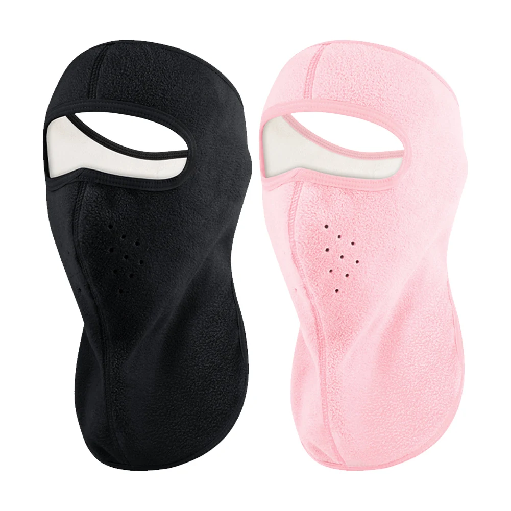 Full Face Ski Mask Breathable Cycling Face Mask Thermal Polar Fleece Neck Warmer Soft Windproof Face Cover for Men Women