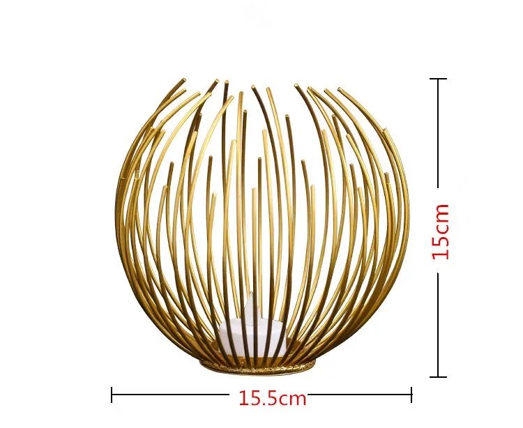 Nordic Morden Metal Hollow Out Metal Iron Candle Holder Articles Candlestick Hanging Lantern  Wedding Home Decor Gifts QA220