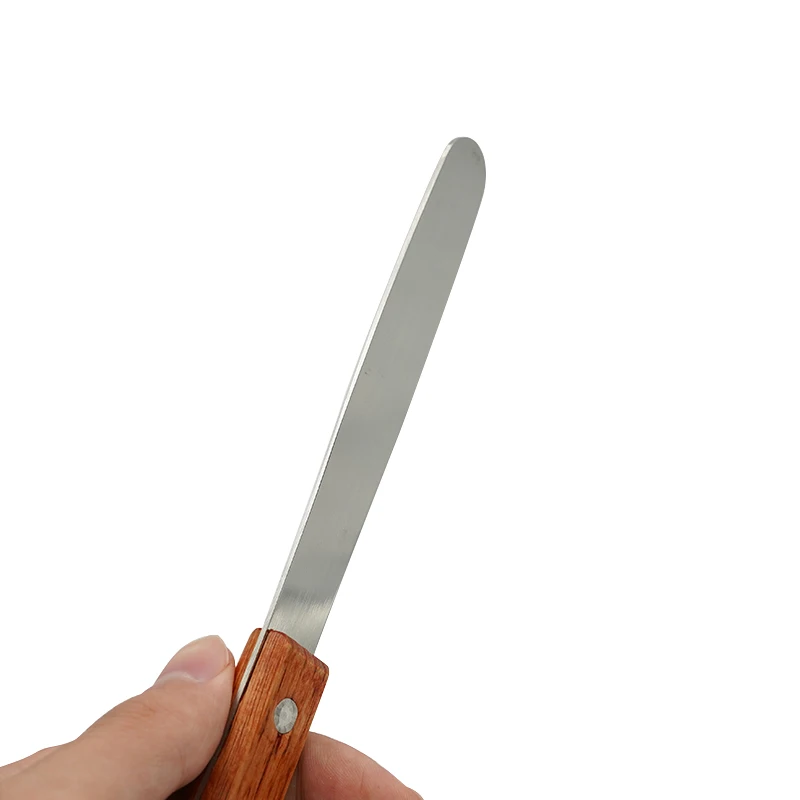1pc Dental Plaster Spatula Wooden Handle Alginate Mixing Knife Dental Lab Impression Material Gypsum Spatula Dentist Tools